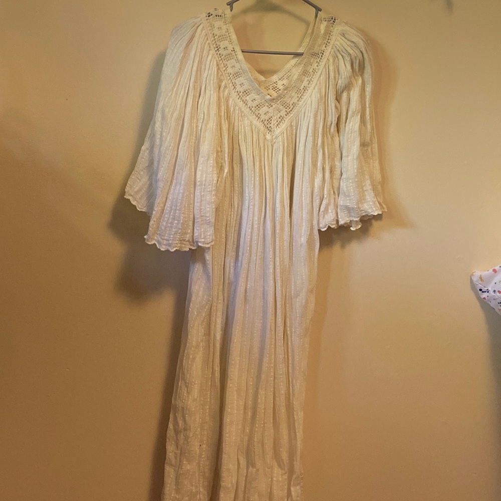 OFF WHITE BATWING DRESS